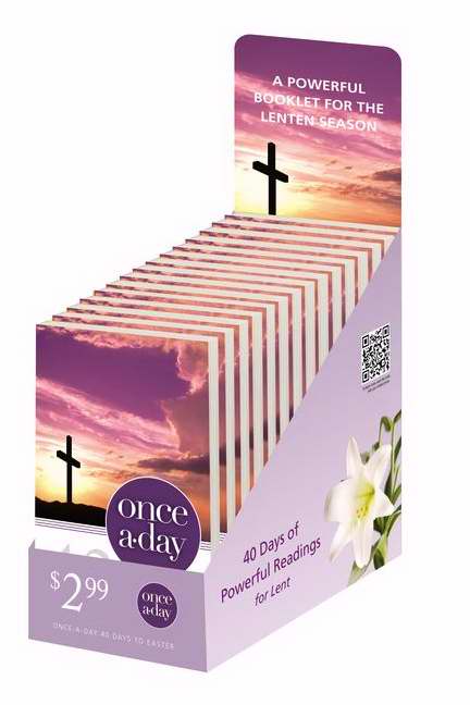 Once-A-Day 40 Days To Easter Devotional (Pack of 20)