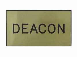 Badge-Deacon-Magnetic-Gold/Black