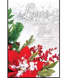 Bulletin-Love Is A Gift From God (Wedding) (Pack Of 100)  (Pkg-100)