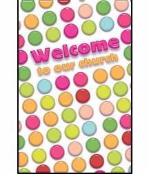 Welcome Folder-Welcome To Our Church (Kids Design) (Psalm 126:3) (Pack Of 12) (Pkg-12)