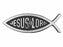 Auto Decal-3D Jesus Is Lord- Small (Silver)(Pack Of 6) (Pkg-6)