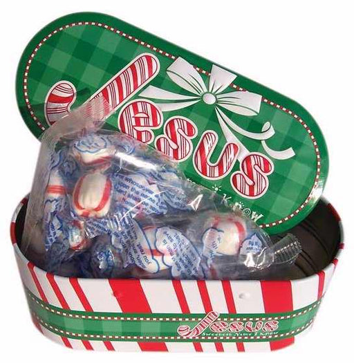 Candy-Jesus Christmas Tin (4 Oz)