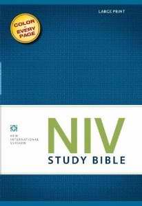 NIV Study Bible-Chocolate/Black Duo-Tone Indexed