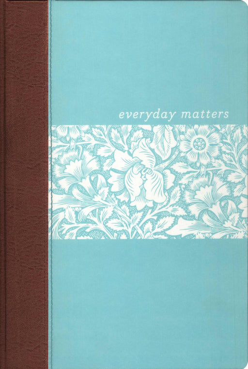 NLT2 Everyday Matters Bible For Women-Deluxe Blue Hardcover