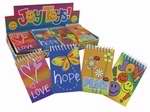 Notepad-Mini-Love Hope Joy & Peace (Asst) (Pack of 24) (Pkg-24)