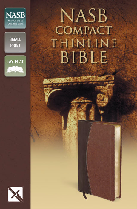 NASB Thinline Bible/Compact-Chocolate/Mahogany Duotone