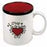 Span-Mug-Love/Heart-Red Interior w/Gift Box