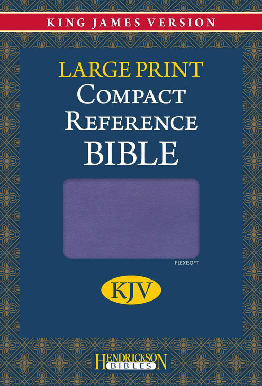 KJV Large Print Compact Reference Bible-Lilac Flexisoft