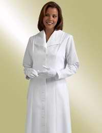 Dress-Praying Hands H136-Chest 37/Length 54/Sleeve 31-White (HF615)