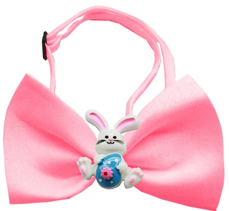 Easter Bunny Chipper Bubblegum Pink Bow Tie