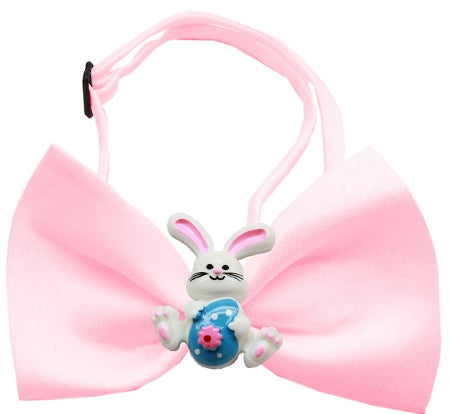 Easter Bunny Chipper Light Pink Bow Tie
