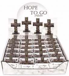 Display-Crosses-Hope To Go (2") (Pack of 24) (Pkg-24)