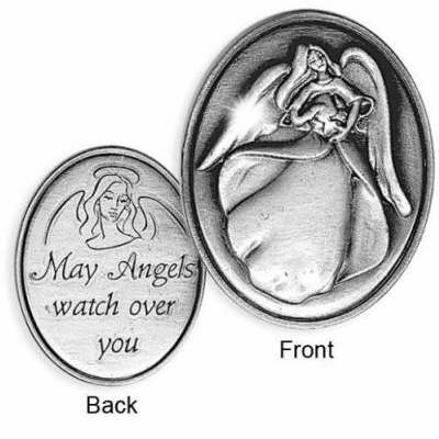Pocket Token-May Angels Watch Over You (1.25") (Pack Of 6) (Pkg-6)
