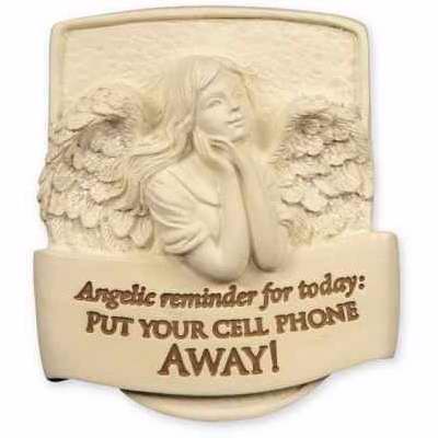 Visor Clip-Angel-Put Your Cell Phone Away