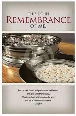 Bulletin-Communion: This Do In Remembrance of Me (Luke 22:19 KJV) (Pack of 100) (Pkg-100)