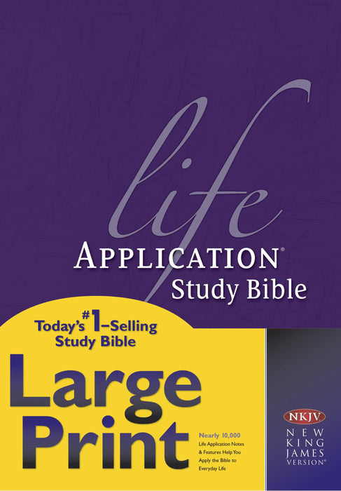 NKJV Life Application Study Bible/Large Print-Hardcover