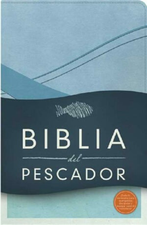 RVR 1960 Fisher Of Men Bible-Cobalt Blu Leath-Spanish