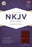 NKJV Giant Print Reference Bible-Brown LeatherTouch Indexed