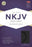 NKJV Giant Print Reference Bible-Charcoal LeatherTouch Indexed