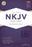 NKJV Giant Print Reference Bible-Purple LeatherTouch Indexed
