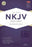 NKJV Giant Print Reference Bible-Purple LeatherTouch