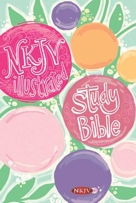 NKJV Illustrated Study Bible For Kids (Girls)-Hardcover