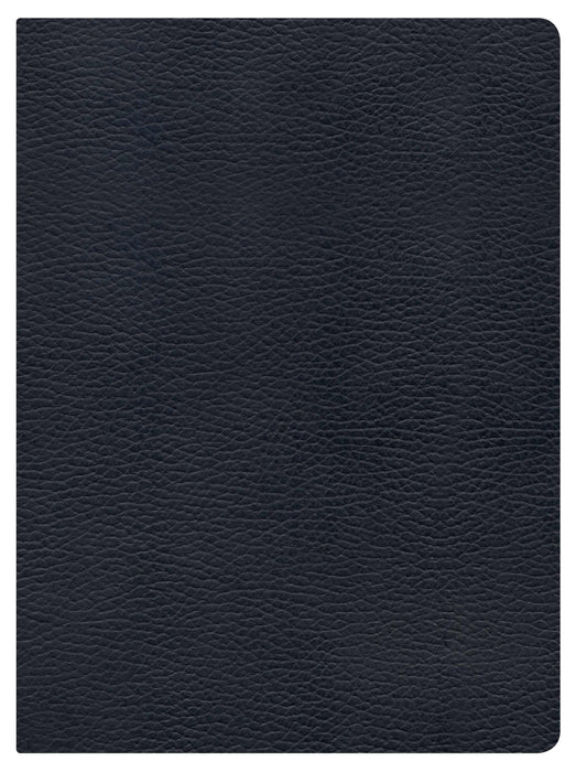 NKJV Holman Study Bible (Full Color)-Black Genuine Leather Indexed