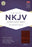 NKJV Super Giant Print Reference Bible-Brown LeatherTouch