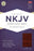 NKJV Super Giant Print Reference Bible-Brown LeatherTouch Indexed