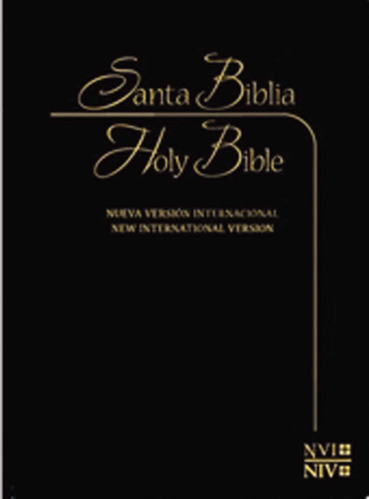NVI/NIV Spanish-English Bilingual Bible (NVI/NIV Biblia Bilingue)-Black Imitation Leather