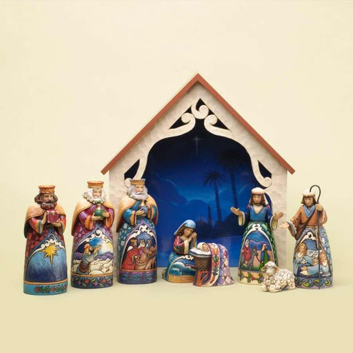 Nativity-Jim Shore-9 Piece-Mini