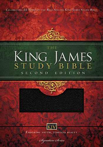KJV King James Study Bible (Second Edition)-Black Bonded Leather