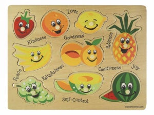 Fruits Of The Spirit/Wooden (9 Pieces) Puzzle