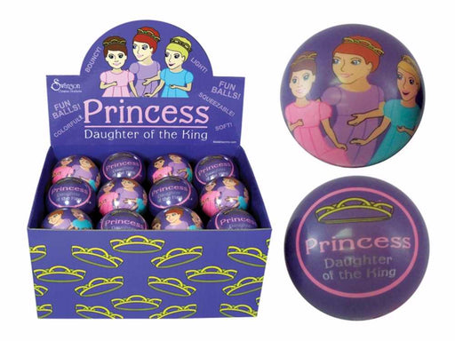 Toy-Princess-Daughter of The King Bouncy Balls w/Display (2.75") (Pack of 24) (Pkg-24)
