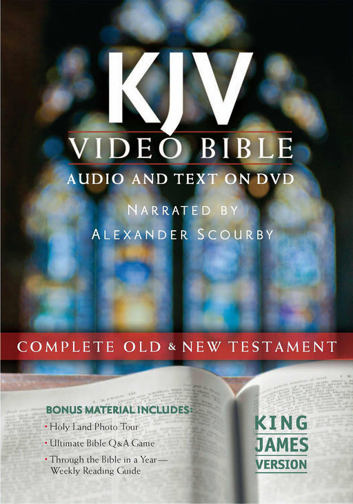 KJV Video Bible: Audio and Text On DVD (Voice Only)