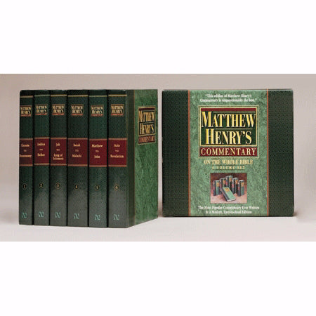 Matthew Henry's Commentary On The Whole Bible (6 Volumes)