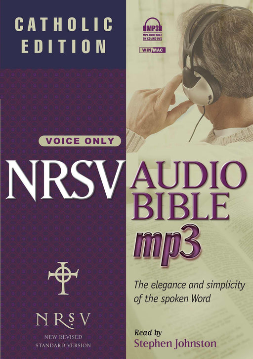 Audio CD-NRSV Complete Bible On MP3: Catholic Edition (Voice Only) (DVD + 4 CD)