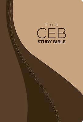 CEB Study Bible-Brown/Dark Brown/Tan DecoTone