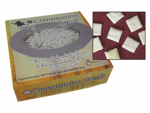 Communion-Baked Unleavened Hard Bread-Square (Pack of 500) (Pkg-500)
