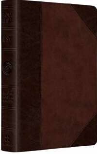 ESV Large Print Compact Bible-Brn/Walnut Portfolio