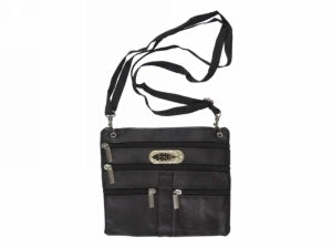 Purse-Jesus Fish-Blk