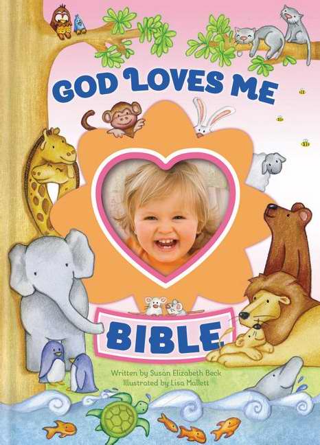 God Loves Me Bible (Newly Illustrated)-Pink