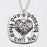 Necklace-They Call Her Blessed w/18" Curb Chain (Sterling Silver)