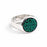 Ring-Purity w/Celtic Design (Mens) (Sz  9)-Rhodium Plated