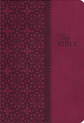 KJV King James Study Bible (Second Edition)-Cranberry LeatherSoft Indexed