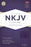 NKJV Ultrathin Reference Bible-Purple LeatherTouch