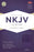 NKJV UltraThin Reference Bible-Purple LeatherTouch Indexed
