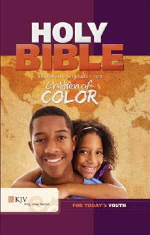 KJV Children Of Color Bible-Purple