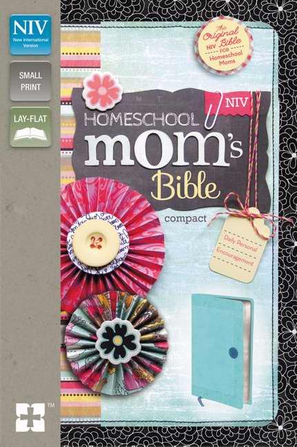 NIV Homeschool Mom's Bible/Compact-Turquoise/Blueberry Duo-Tone