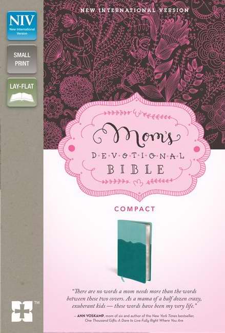 NIV Mom's Devotional Bible/Compact-Turquoise/Teal Duo-Tone